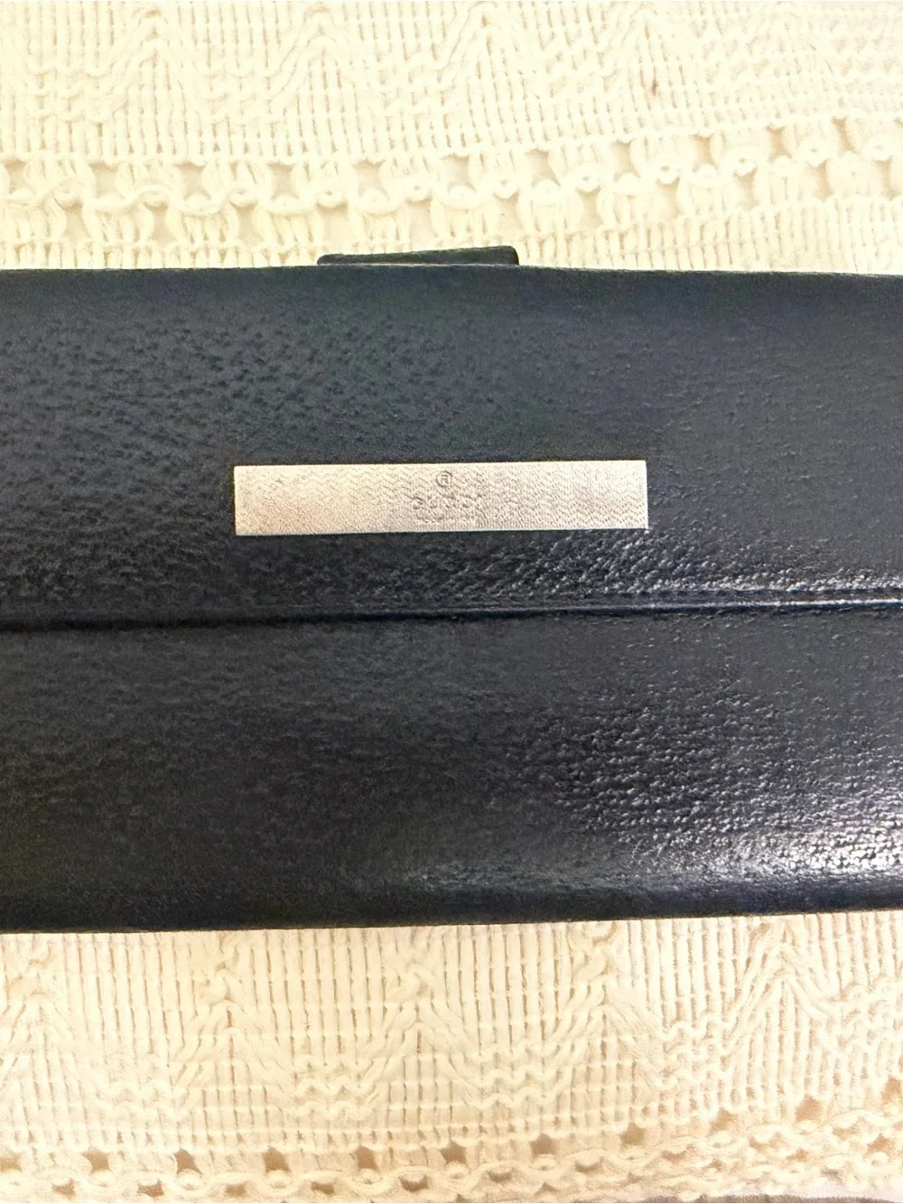 🖤 Vintage Gucci Black Leather Continental Wallet — COA Included